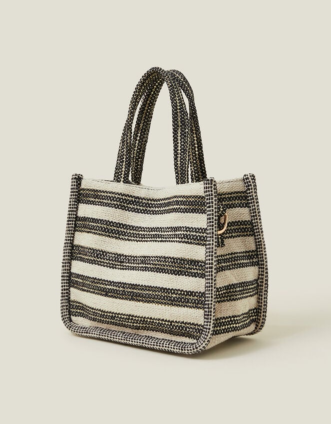 Accessorize Mini Woven Stripe Handbag
