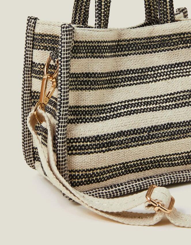 Accessorize Mini Woven Stripe Handbag