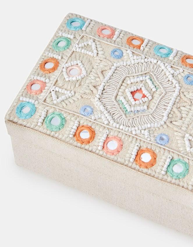 Accessorize Mirror & Bead Embellished Jewellery Box