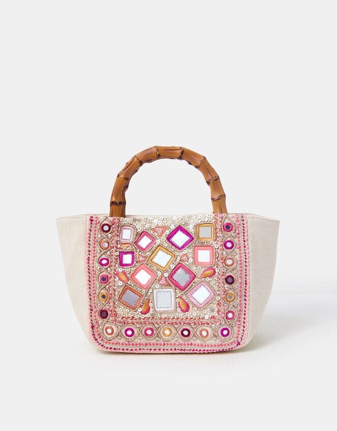 Accessorize Mirror Embellished Handbag