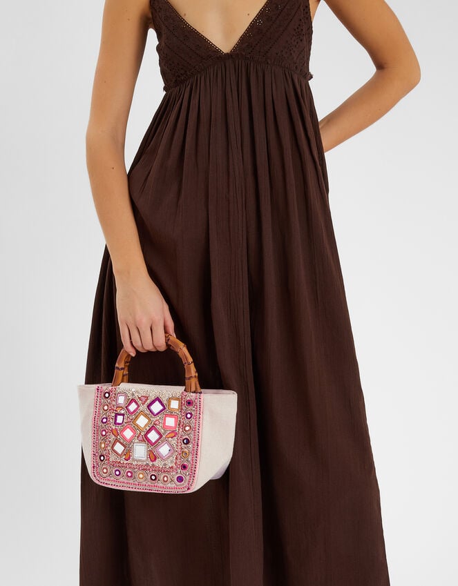 accessorize Mirror Embellished Handbag