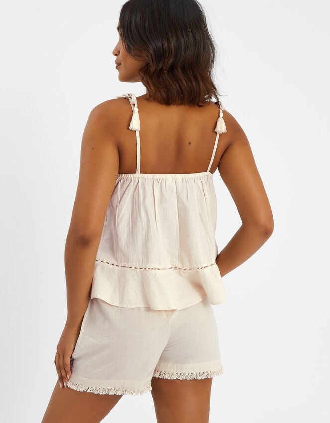 Accessorize Mirror Embroidered Cami Top Ivory