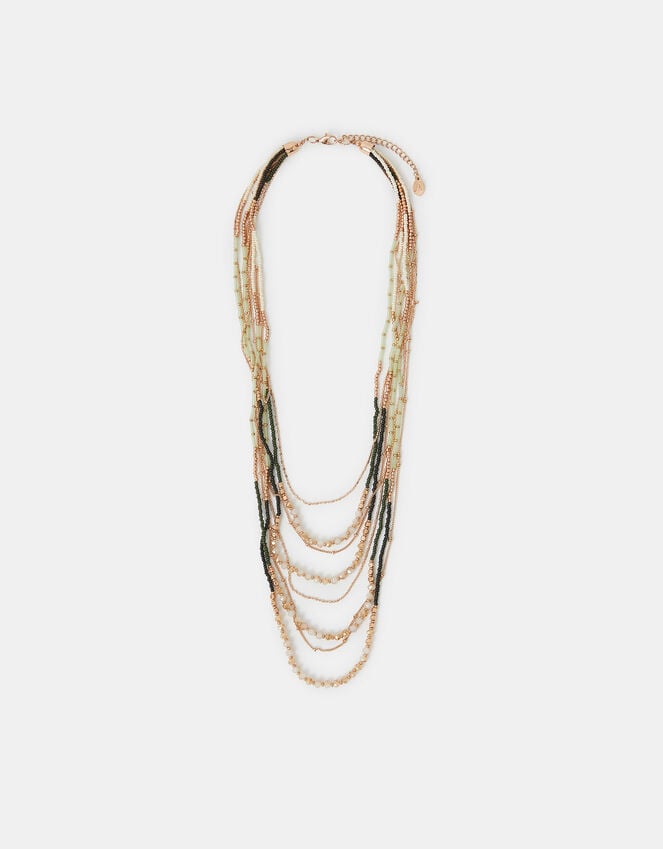 Accessorize Mix Bead Layered Necklace
