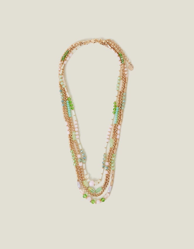 Accessorize Mix Bead Layered Necklace