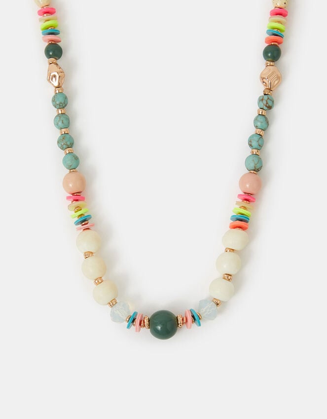 accessorize Mix Bead Necklace