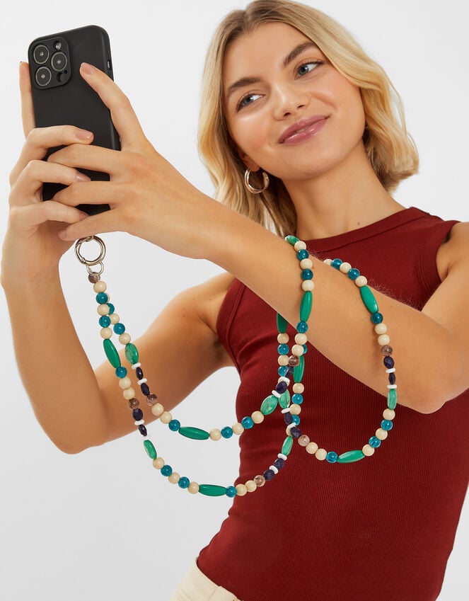 Accessorize Mix Bead Phone Strap