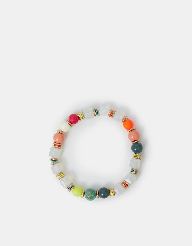Accessorize Mix Bead Stretch Bracelet