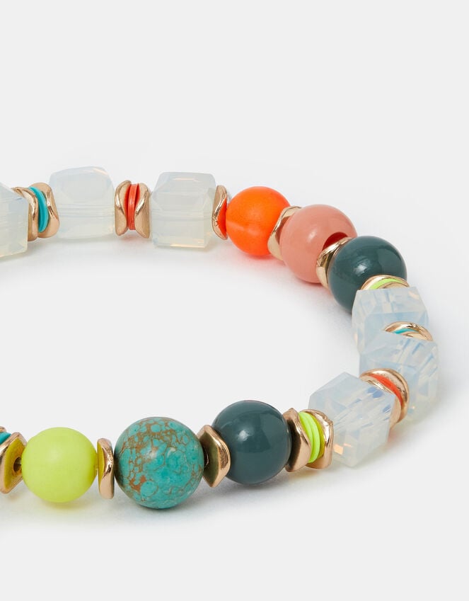 accessorize Mix Bead Stretch Bracelet