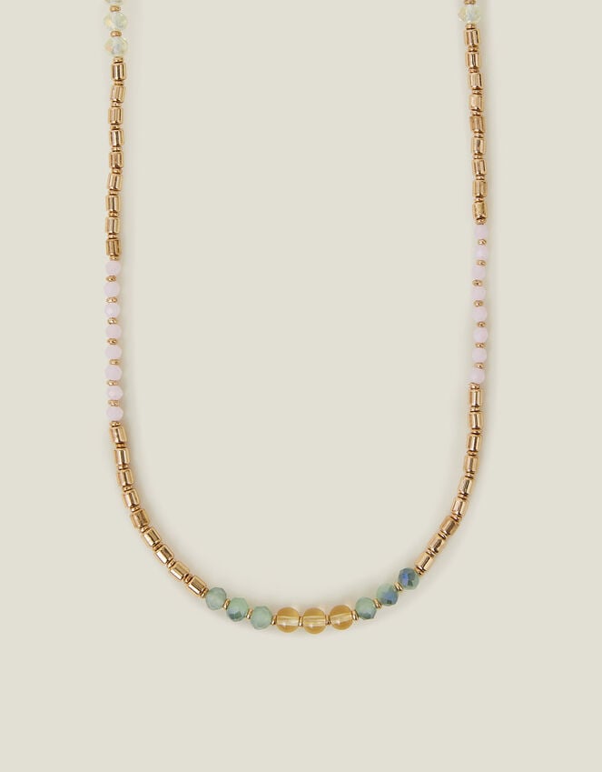 accessorize Mix Beaded Rope Necklace