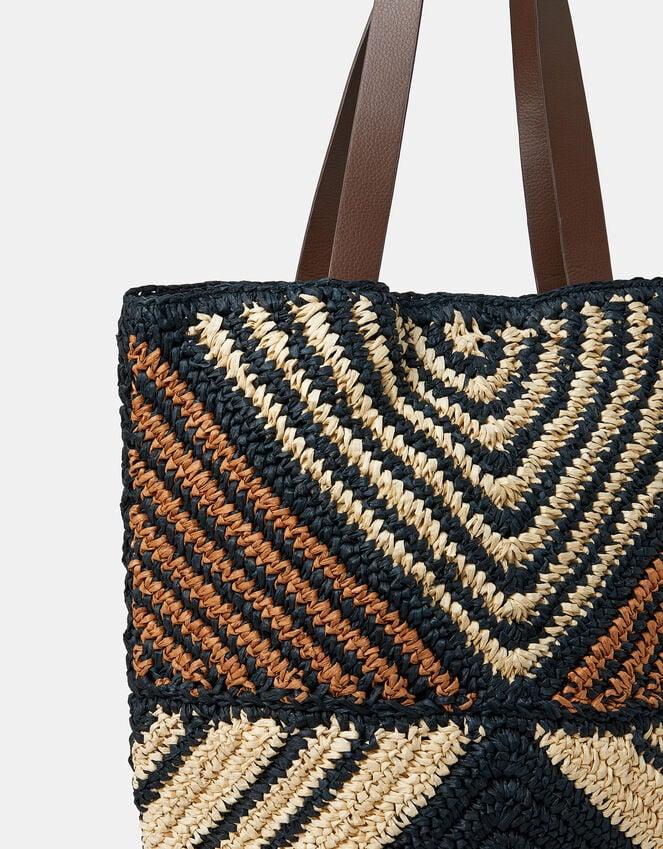 Accessorize Mix Raffia Tote Bag