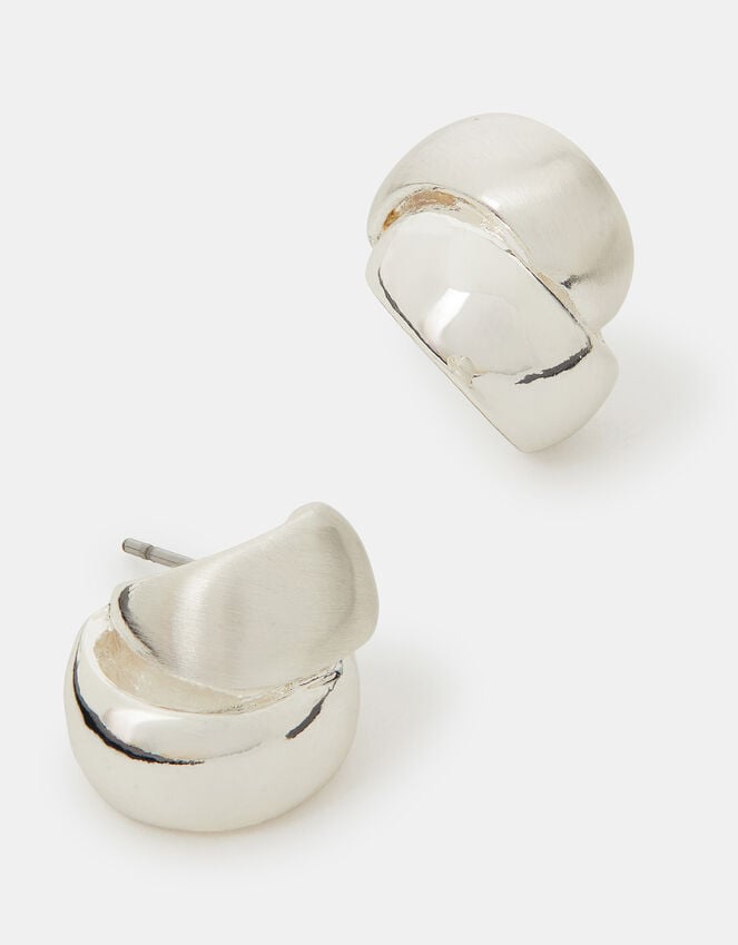 accessorize Mixed Metal Huggie Hoops