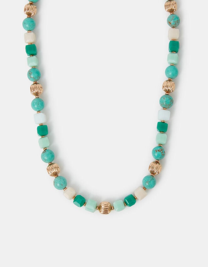 accessorize Mixed Stone Beaded Necklace