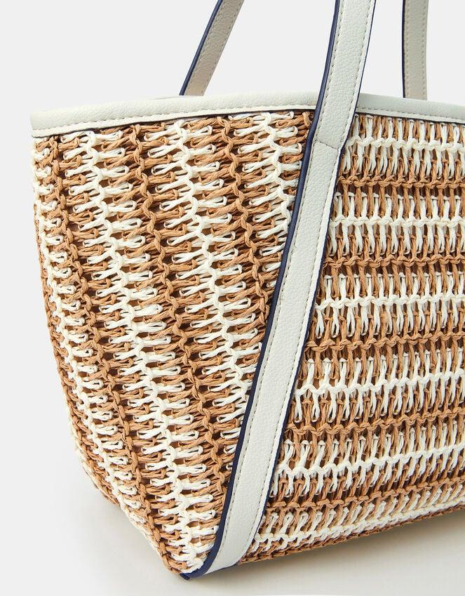 Accessorize Mixed Weave Shoulder Bag