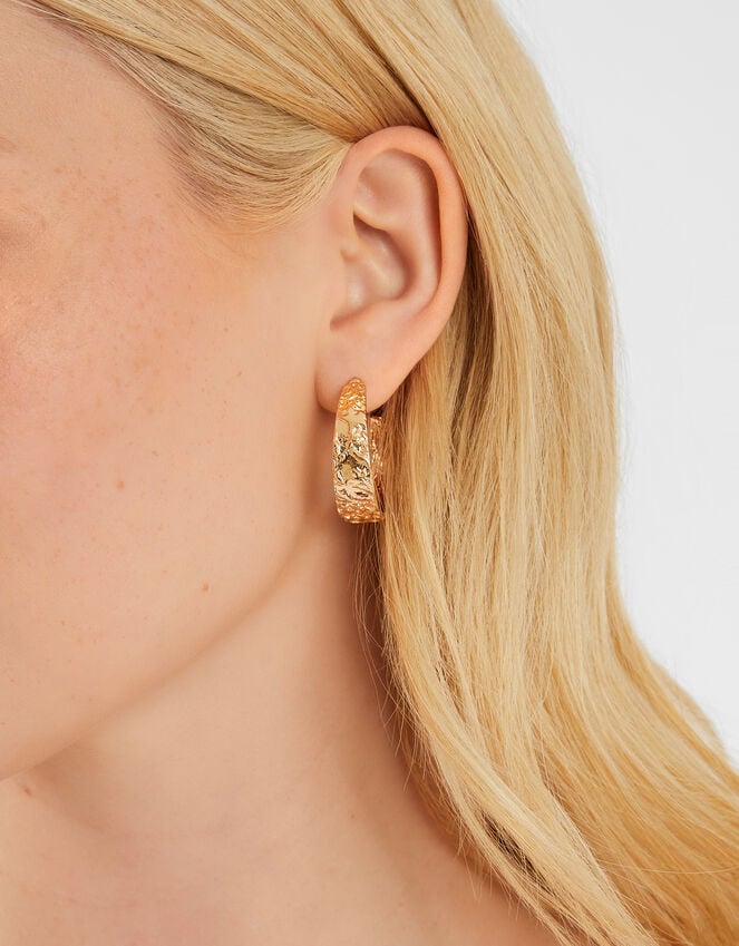 Accessorize Molten Hoop Earrings