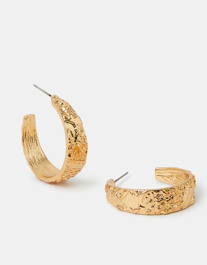 accessorize Molten Hoop Earrings