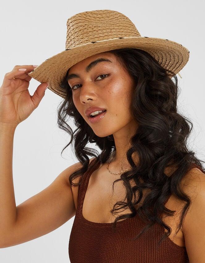 Accessorize Mono Brim Fedora Hat