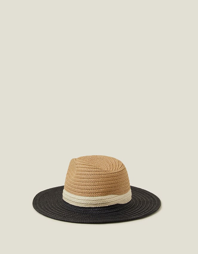 Accessorize Monochrome Brim Fedora Hat