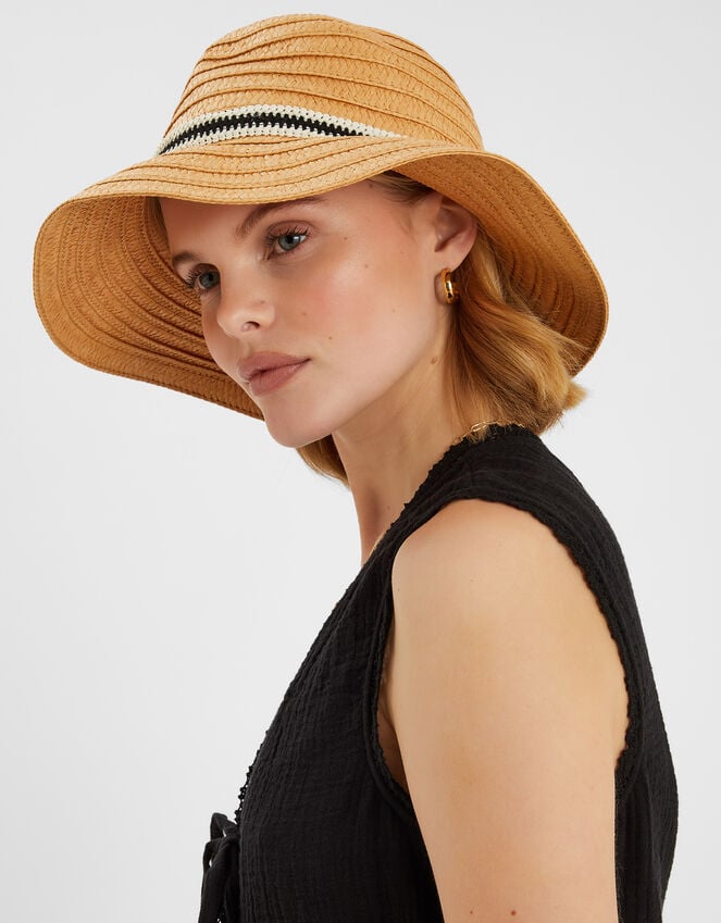 Accessorize Monochrome Trim Bucket Hat