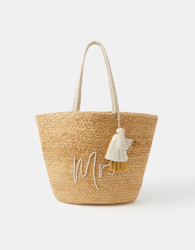 accessorize Mrs Jute Beach Bag