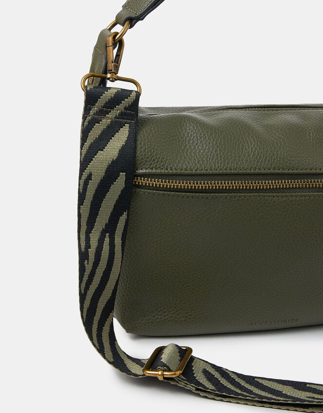 Accessorize Multi Strap Crossbody Bag Green
