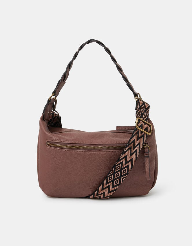 Accessorize Multi Strap Crossbody Bag Tan