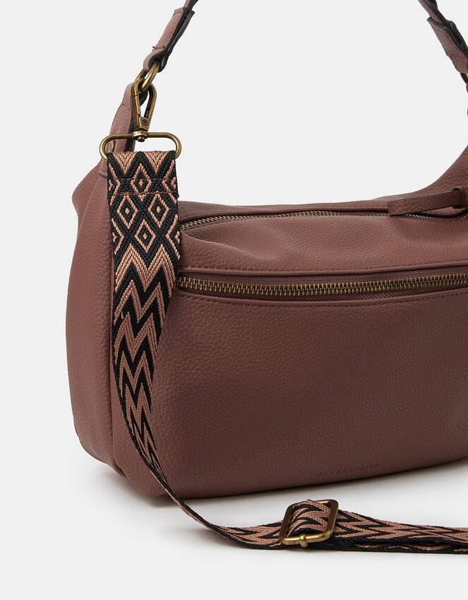Accessorize Multi Strap Crossbody Bag Tan