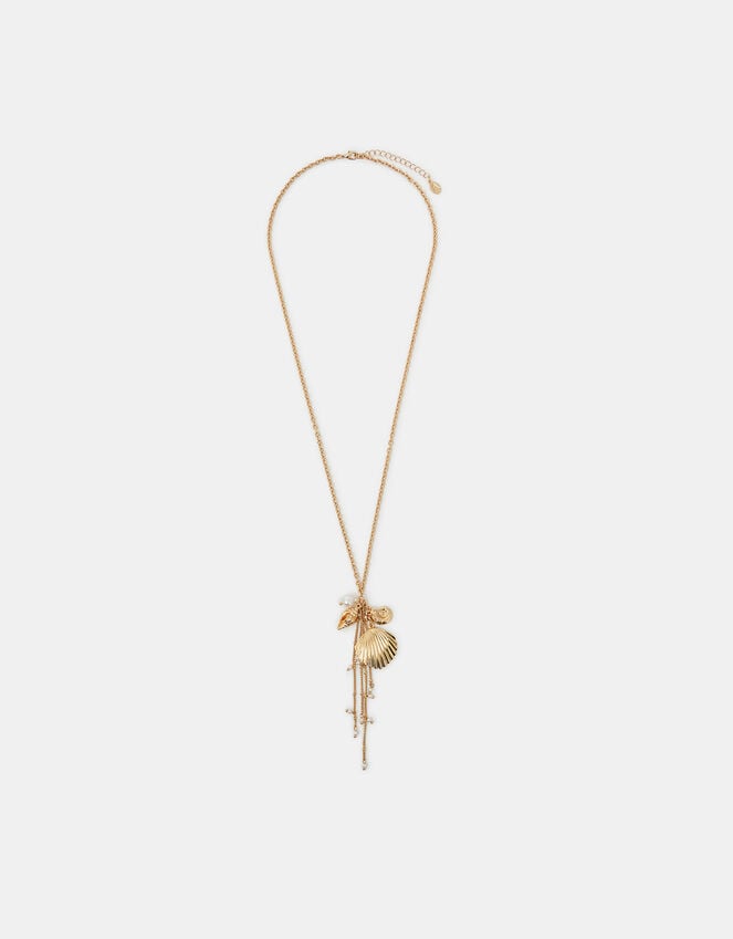 Accessorize Ocean Charm Pendant Necklace Gold