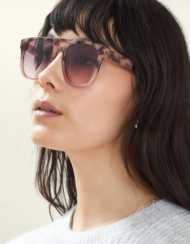 Accessorize Ombré Tortoiseshell Aviator Sunglasses