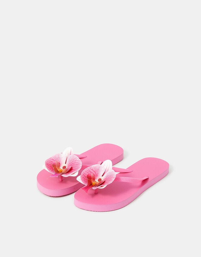 accessorize Orchid Flip Flops Pink