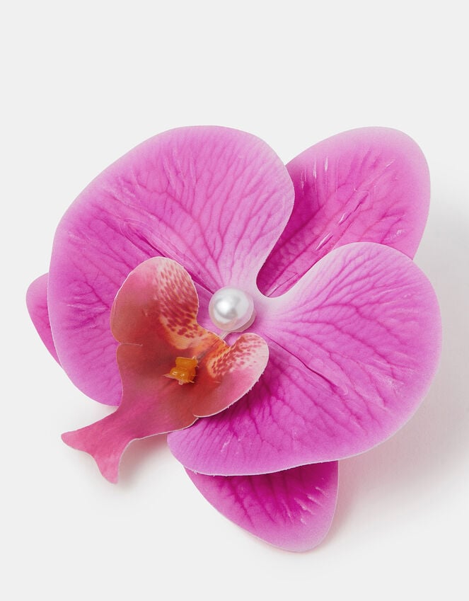 Accessorize Orchid Flower Barrette Hair Clip