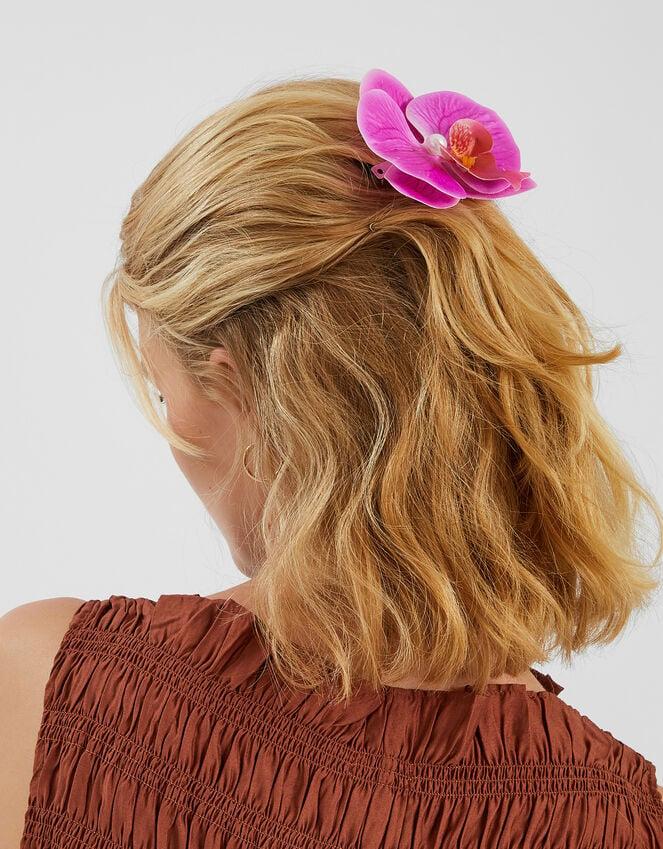 Accessorize Orchid Flower Barrette Hair Clip