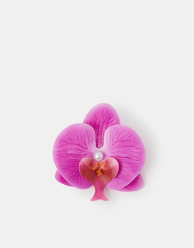 accessorize Orchid Flower Barrette Hair Clip