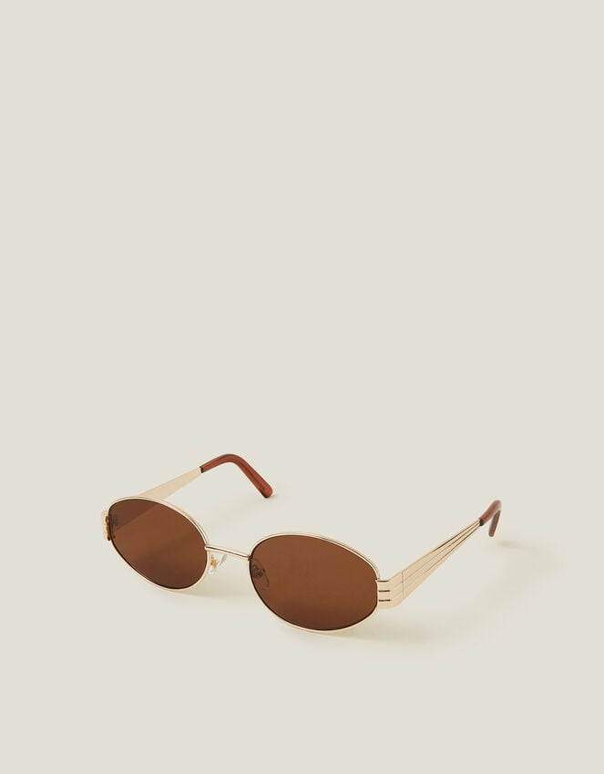 accessorize Oval Metal Frame Sunglasses