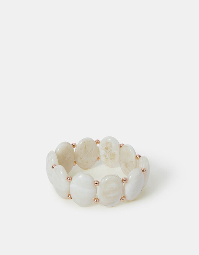Accessorize Oval Resin Stretch Bracelet
