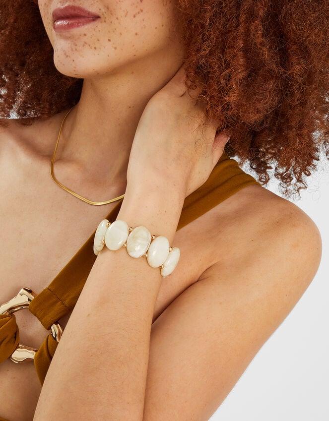 Accessorize Oval Resin Stretch Bracelet