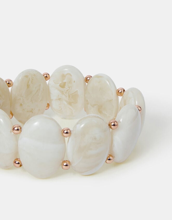 accessorize Oval Resin Stretch Bracelet