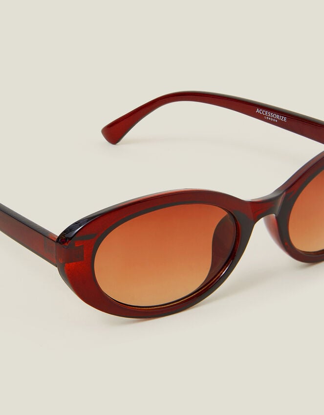 Accessorize Oval Resin Sunglasses