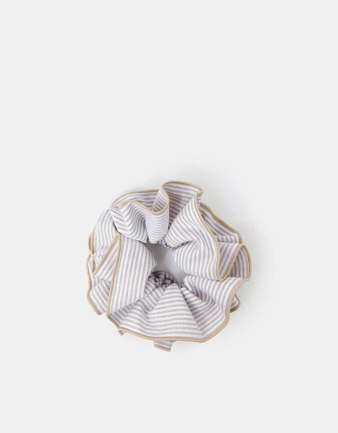 accessorize Oversized Stripe Hair Scrunchie