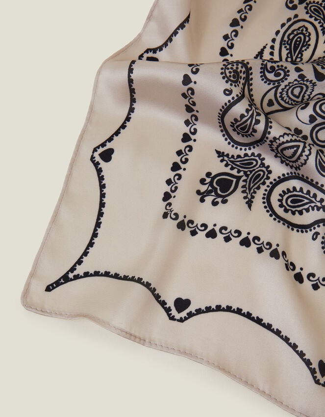 Accessorize Paisley Satin Square Scarf
