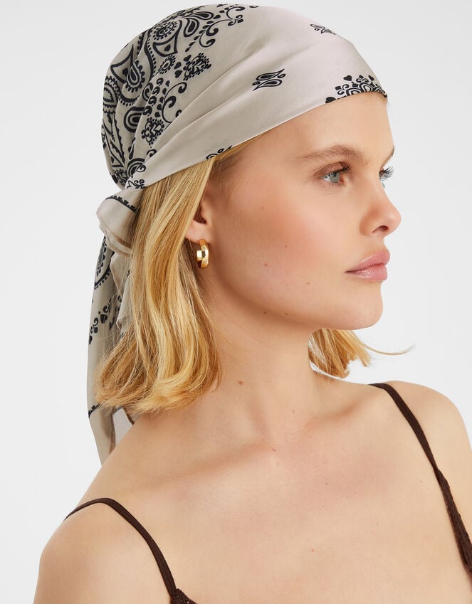 Accessorize Paisley Satin Square Scarf