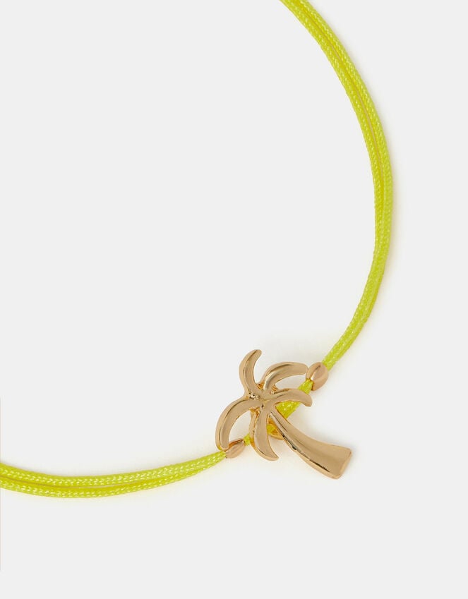 accessorize Palm Charm Cord Bracelet