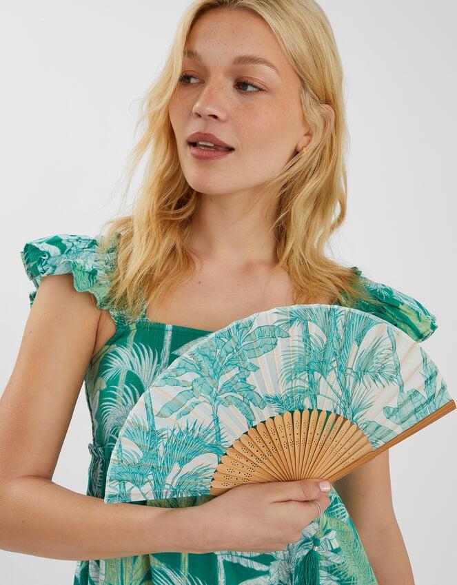 Accessorize Palm Print Foldable Fan