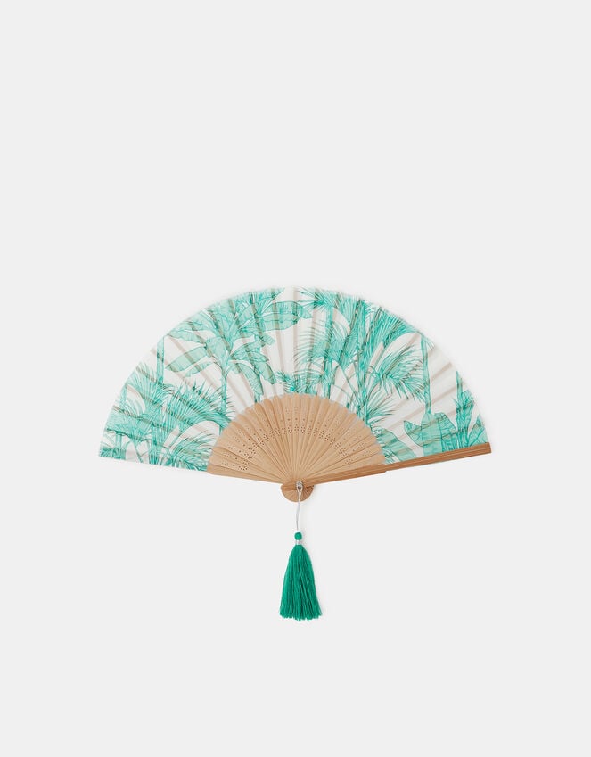 accessorize Palm Print Foldable Fan