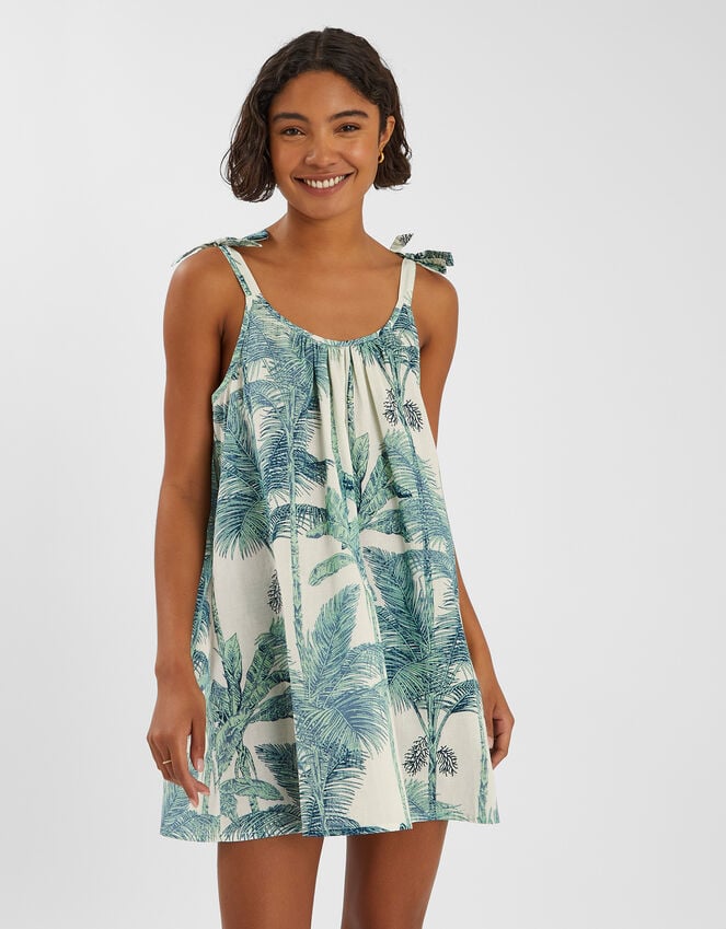 accessorize Palm Print Nightie White