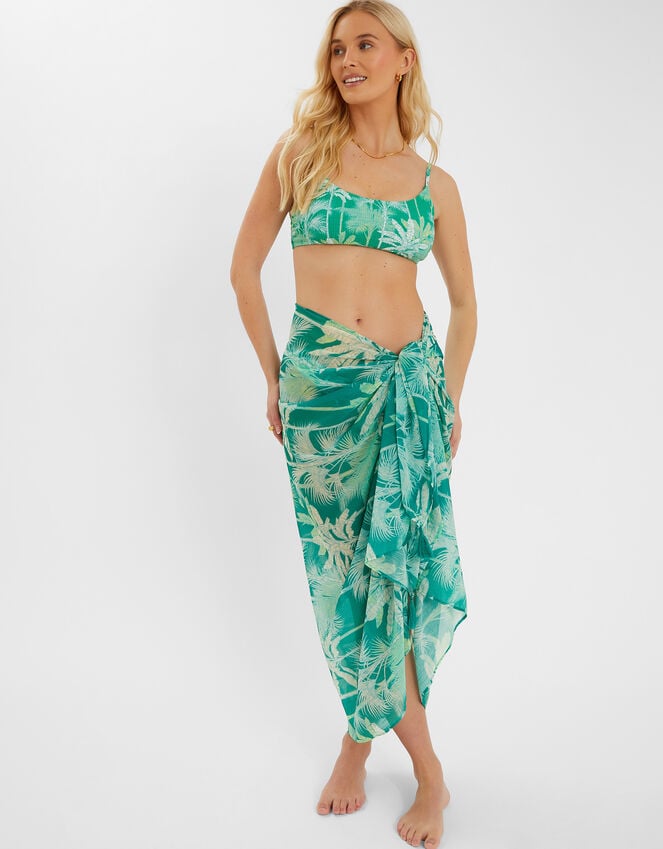 accessorize Palm Print Sarong