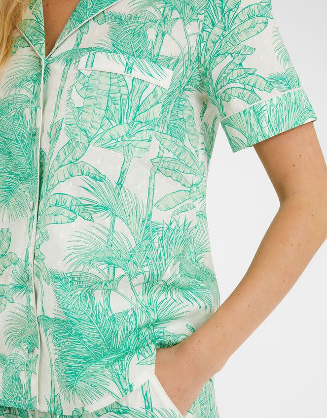 Accessorize Palm Print Short Pyjamas Set Green