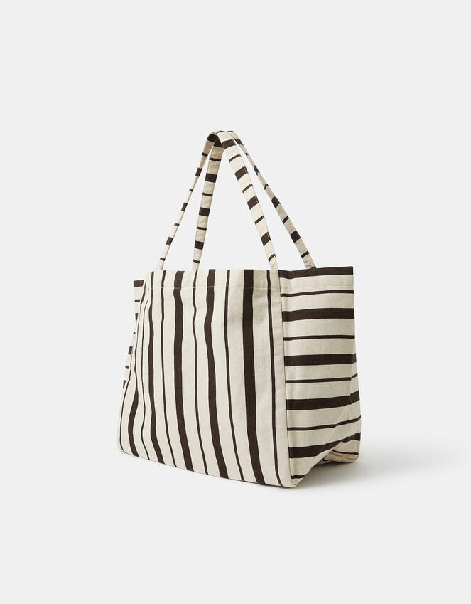 Accessorize Palm Stripe Shopper Bag