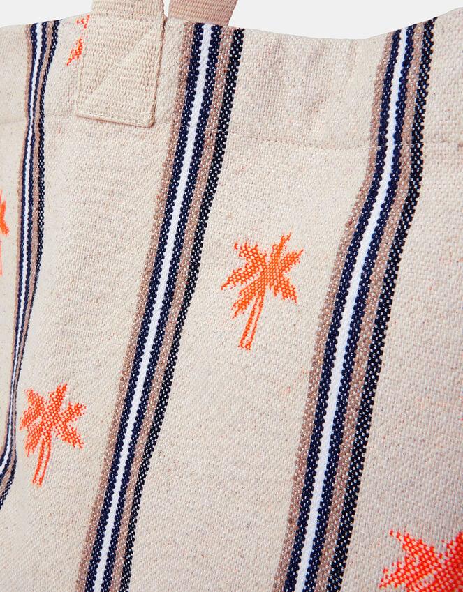 Accessorize Palm Stripe Tote Bag