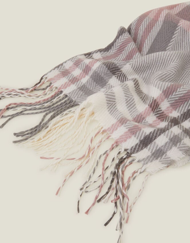Accessorize Pastel Check Blanket Scarf