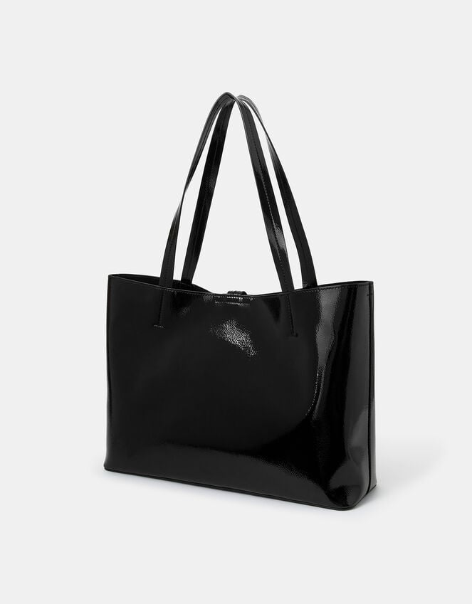 Accessorize Patent Tote Bag